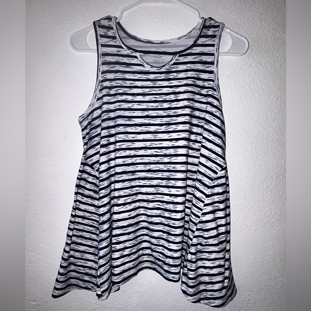 Striped Sleeveless Women's Top